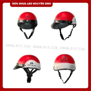 Mũ bảo hiểm in logo Điện thoại Hiếu Trung