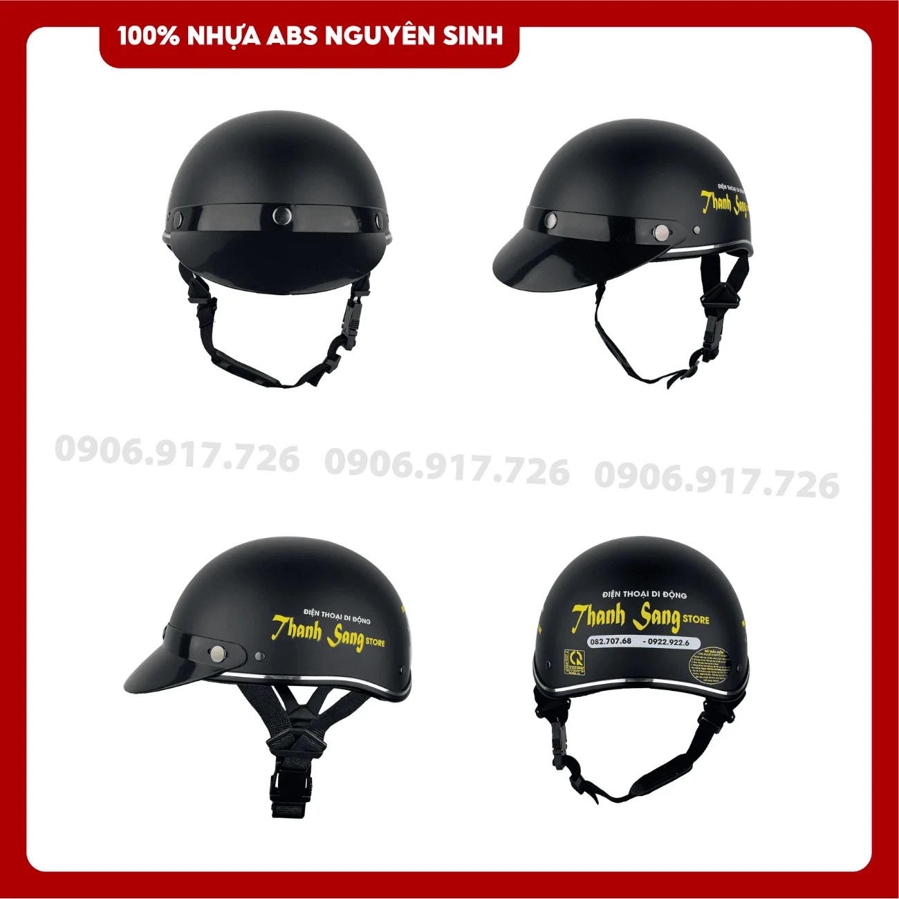 Mũ bảo hiểm in logo Điện thoại Thanh Sang