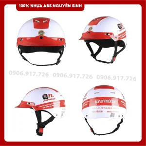 Mũ bảo hiểm in logo Lốp xe Thiên Lộc
