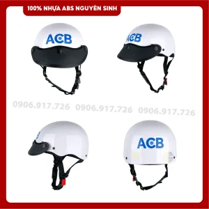 Mũ bảo hiểm in logo Ngân hàng ACB