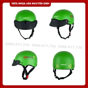 Mũ bảo hiểm in logo Ngân hàng HDBank