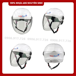 Mũ bảo hiểm in logo Ngân hàng Vietinbank