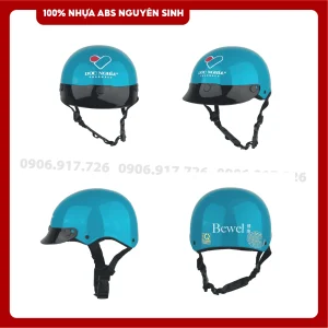 Mũ bảo hiểm in logo Nhà thuốc Đức Nghĩa