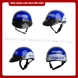 Mũ bảo hiểm in logo Sửa xe máy Minh Linh