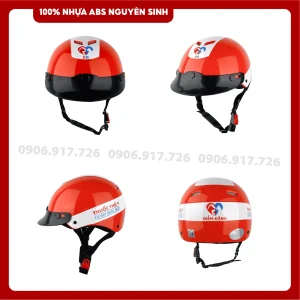 Mũ bảo hiểm in logo Thú y Diễm Đăng
