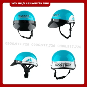 Mũ bảo hiểm in logo bảo vệ thực vật Daconil