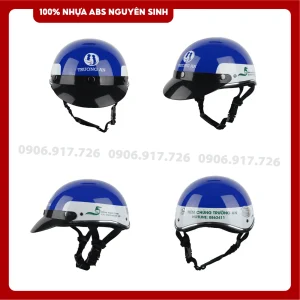 Mũ bảo hiểm in logo Tiêm chủng Trường An