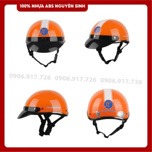 Mũ bảo hiểm in logo Trung tâm Toán Titan