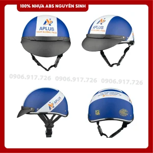 Mũ bảo hiểm in logo Trung tâm Tư vấn Du học APLUS