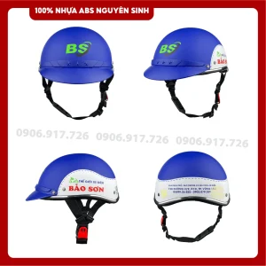 Mũ bảo hiểm in logo Xe điện Bảo Sơn