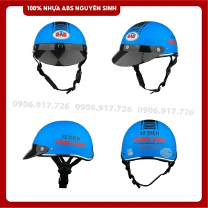 Mũ bảo hiểm in logo Xe điện Hùng Anh