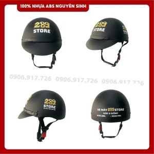 Mũ bảo hiểm in logo Xe máy 289 Store