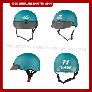 Mũ bảo hiểm in logo Xe máy Hoài Nam