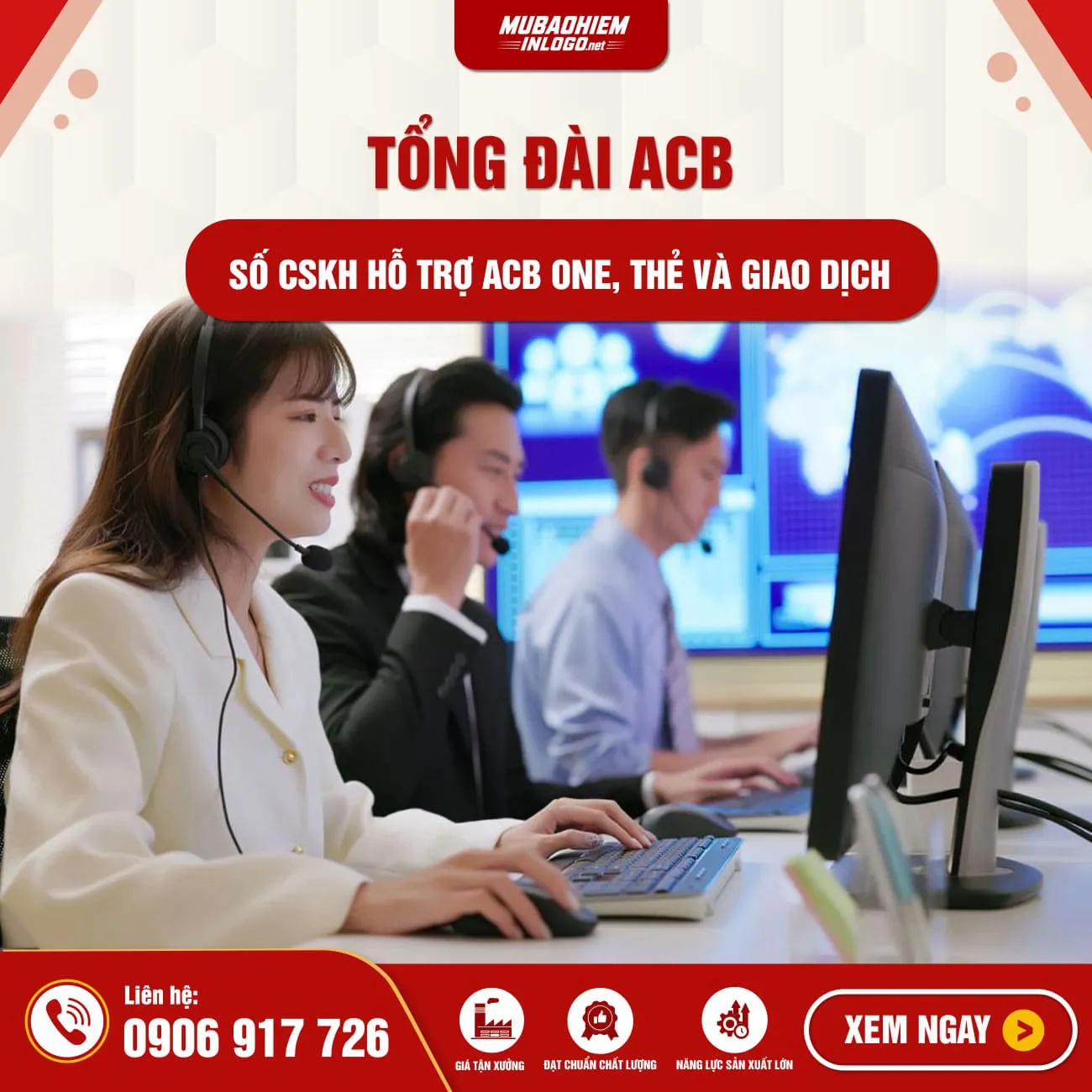 Tổng đài ACB 1900 54 54 86: số CSKH hỗ trợ ACB ONE, giao dịch thẻ