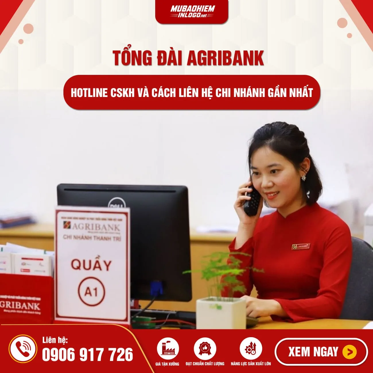 Tổng đài Agribank 1900 558 818: hotline CSKH, xử lý các lỗi giao dịch