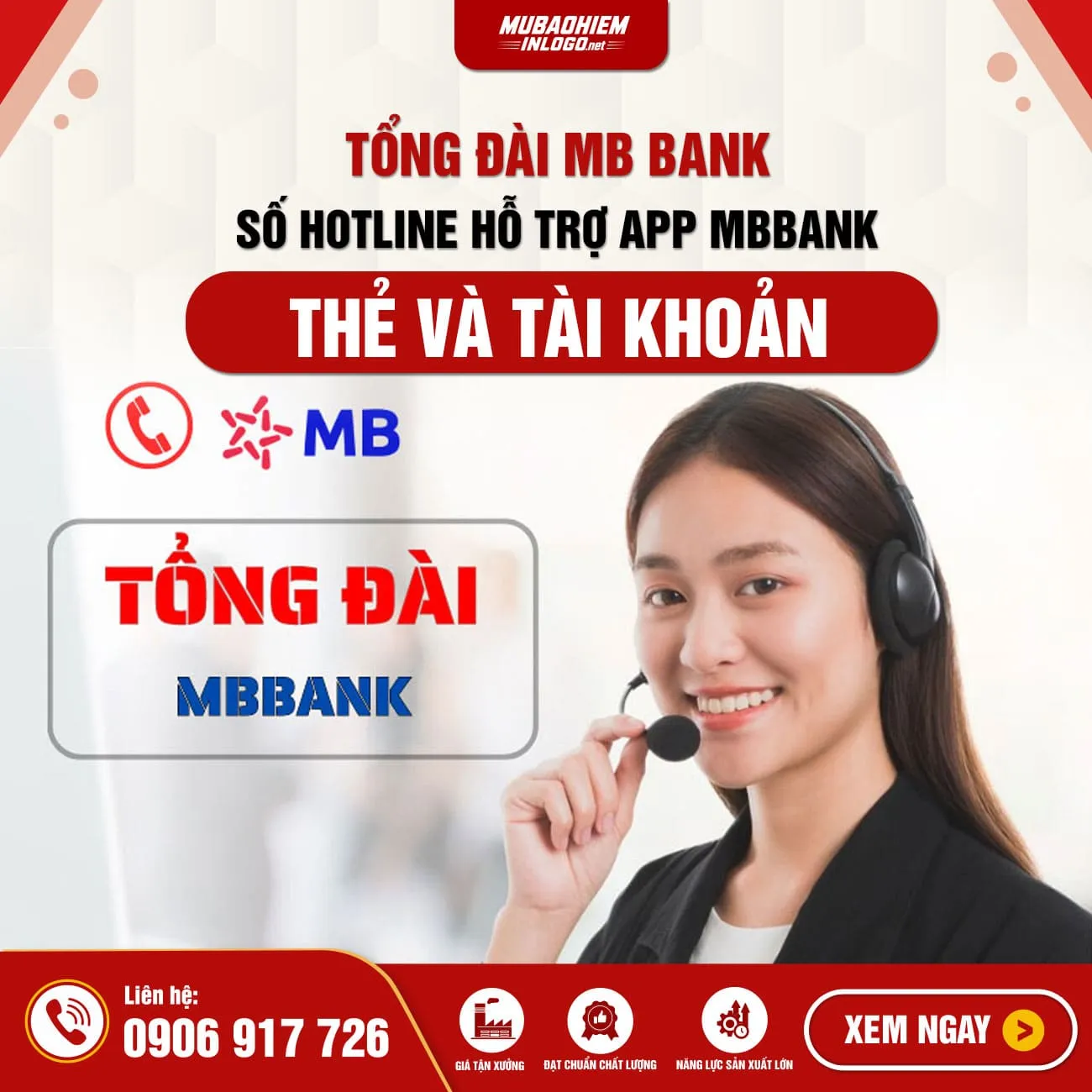 Tổng đài MB Bank 1900 545426: số hotline hỗ trợ app MBBank, thẻ, tài khoản