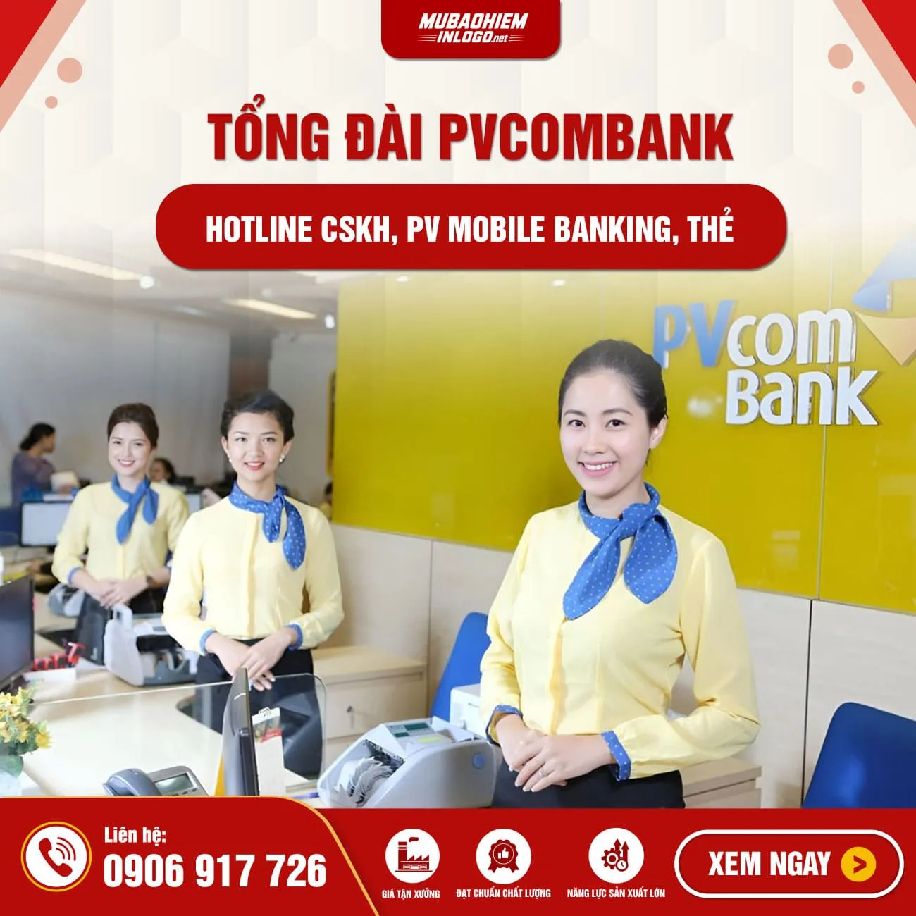 Tổng đài PVcomBank 1900 6692: hotline CSKH, PV Mobile Banking