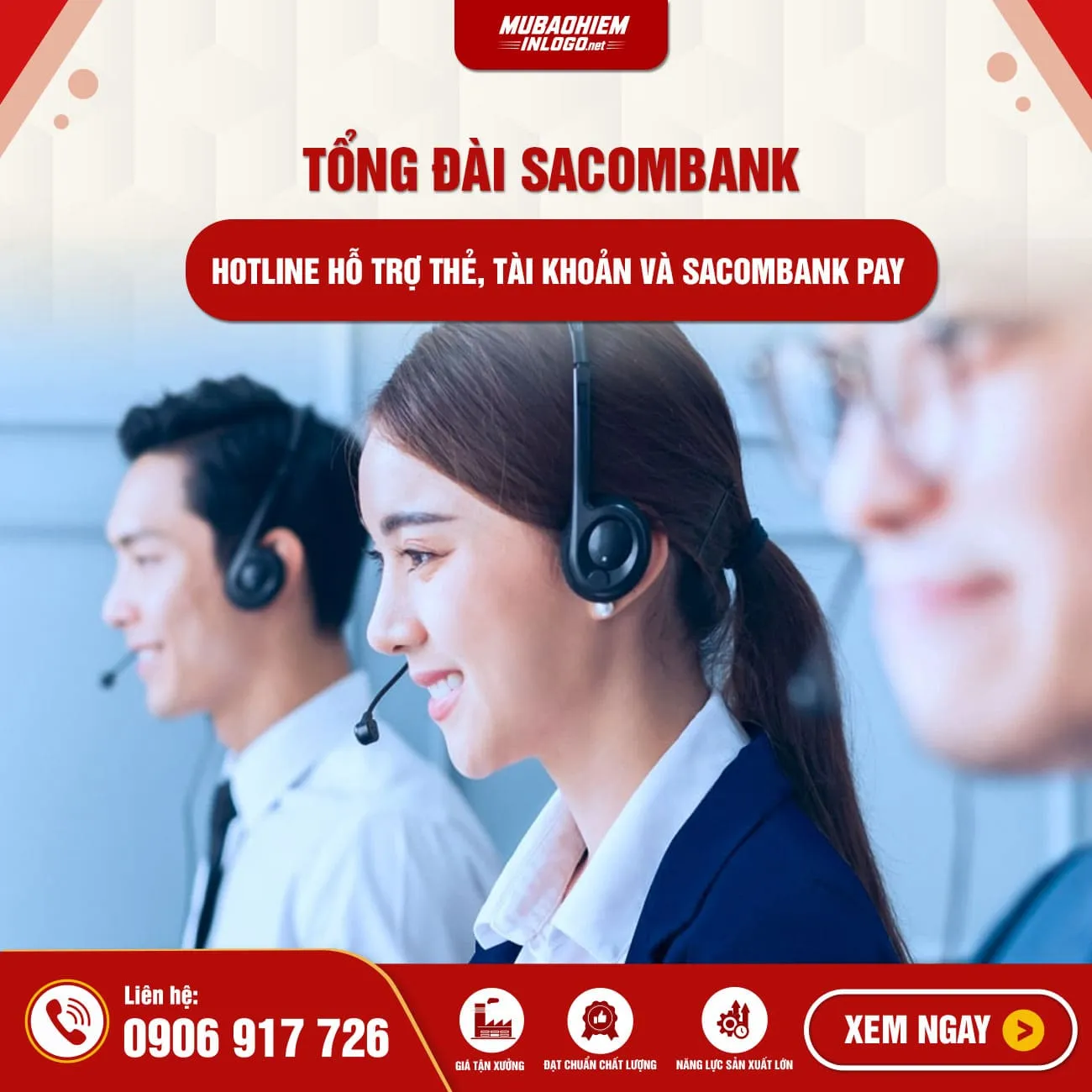 Tổng đài Sacombank 1800 5858 88: hotline hỗ trợ thẻ, Sacombank Pay