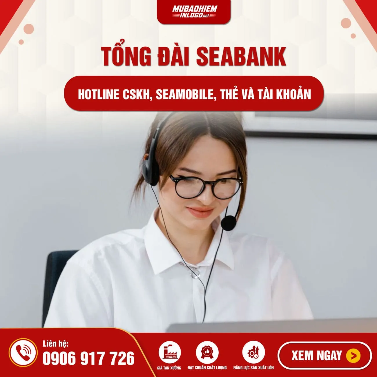 Tổng đài SeABank 1900 555 587: hotline CSKH, SeAMobile, tài khoản
