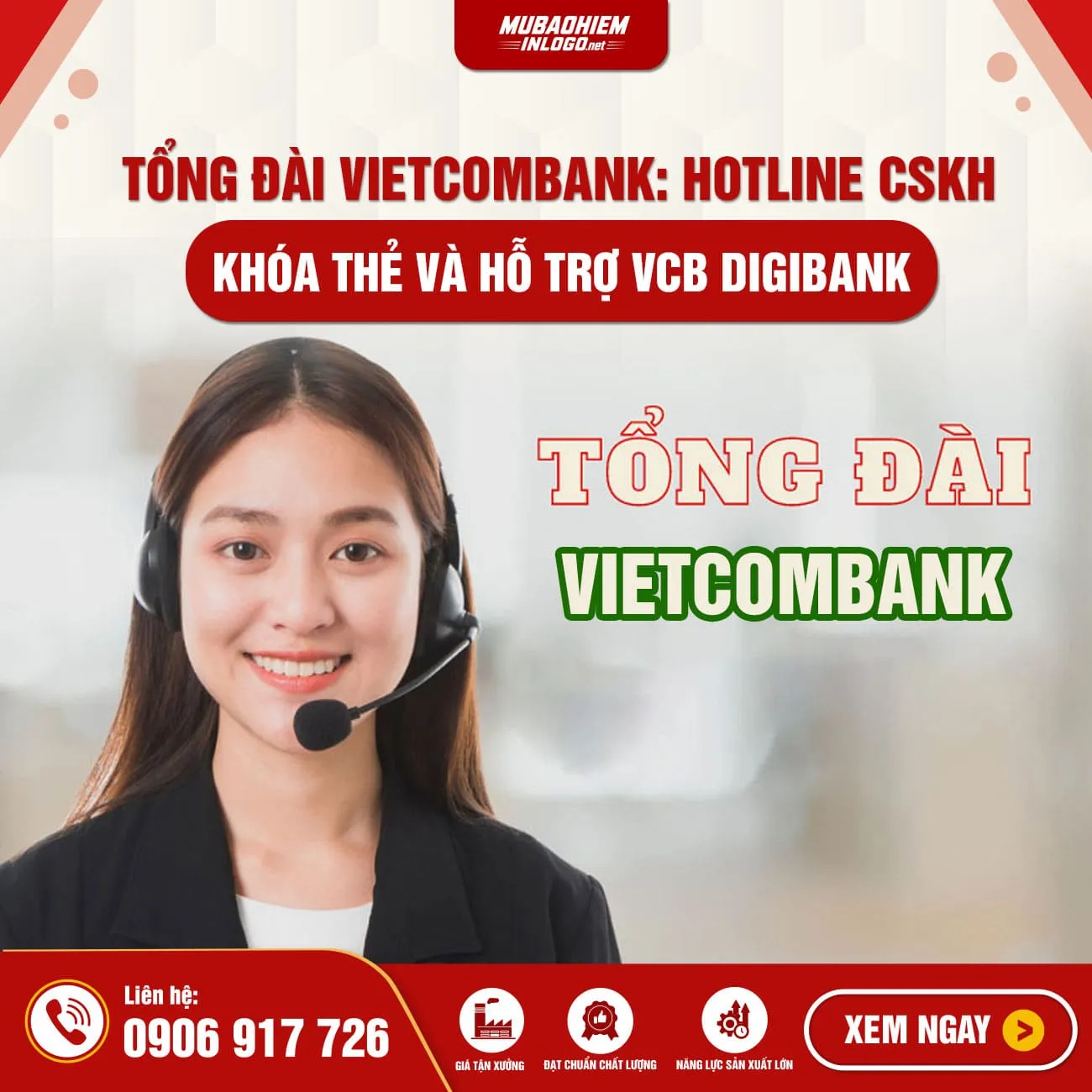 Tổng đài Vietcombank 1900 54 54 13: cập nhật hotline CSKH, VCB Digibank