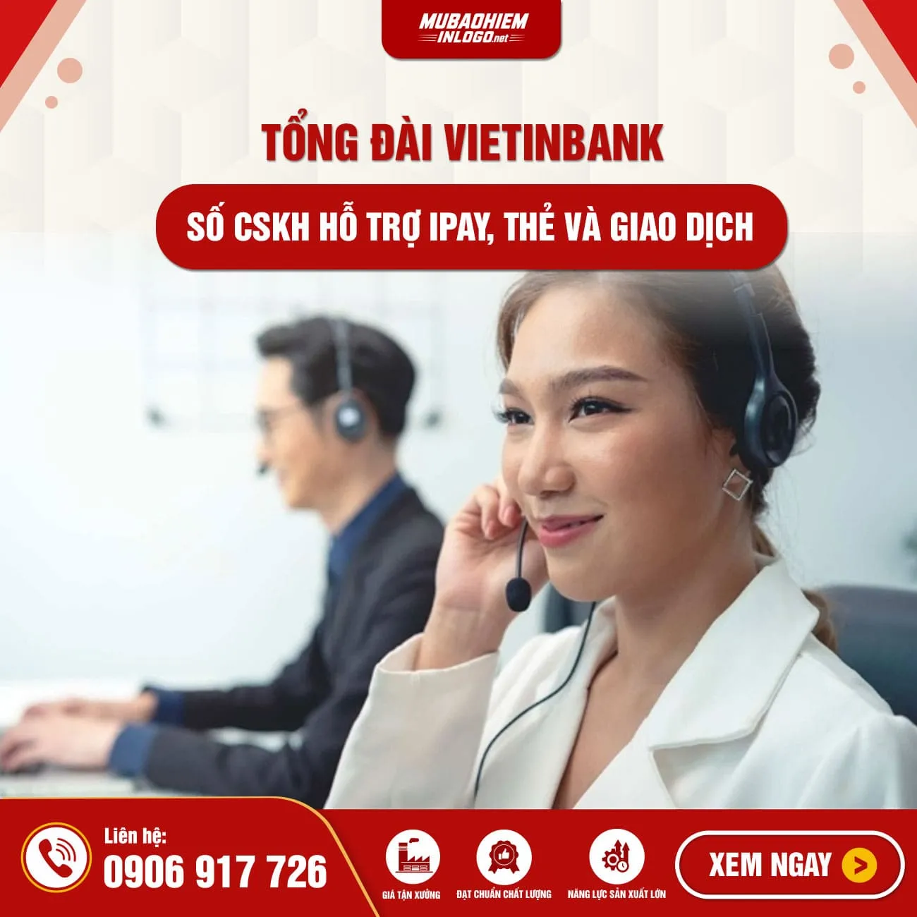Tổng đài VietinBank 1900 558 868: số CSKH hỗ trợ iPay, thẻ, giao dịch