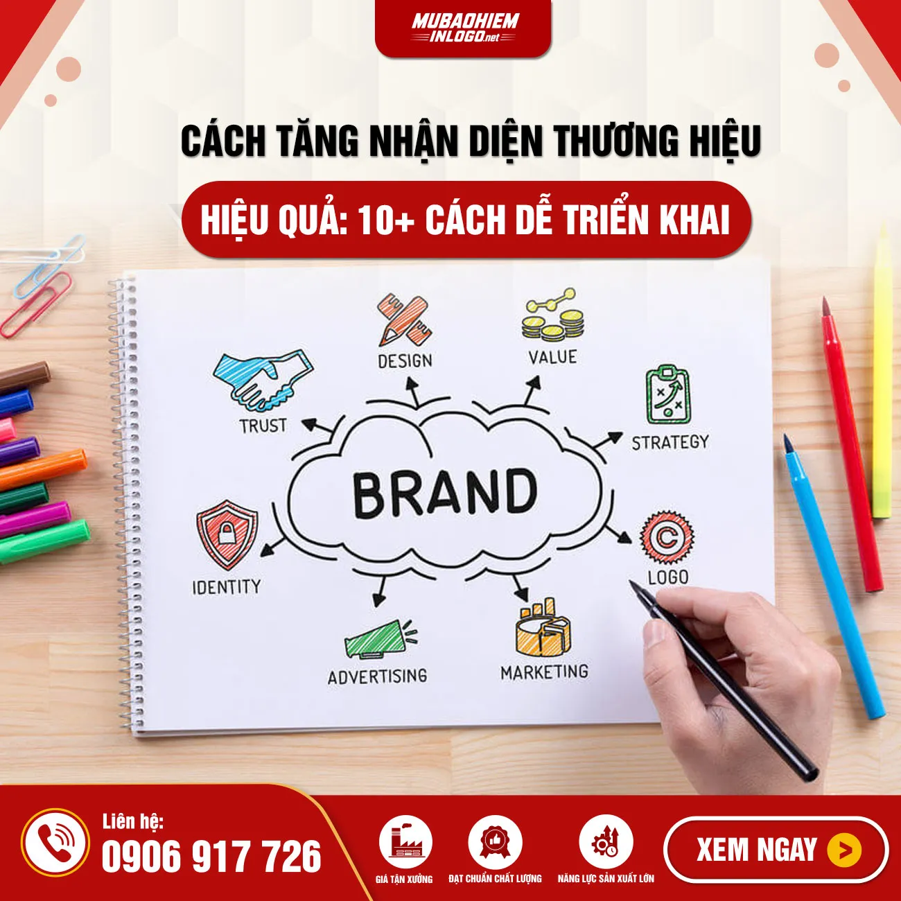 Cách tăng nhận diện thương hiệu: Nên bắt đầu từ đâu?